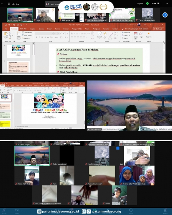 ASLAMA PTMA Gelar Pengajian Bulanan dan Sosialisasi Lomba secara Virtual