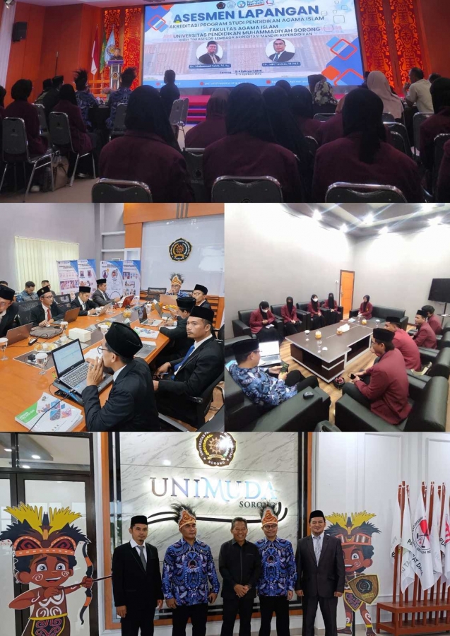 ASESMENT LAPANGAN AKREDITASI PROGRAM STUDI PENDIDIKAN AGAMA ISLAM FAKULTAS AGAMA ISLAM UNIMUDA SORONG