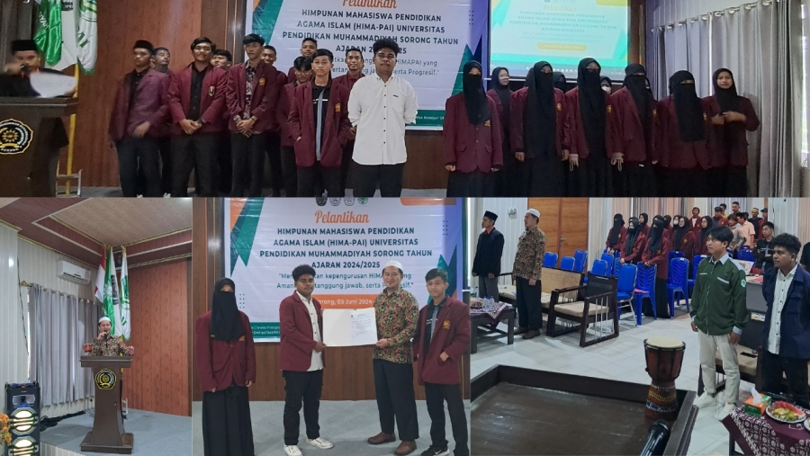 Pelantikan Pengurus HIMA-PAI UNIMUDA Sorong Priode 2024/2025