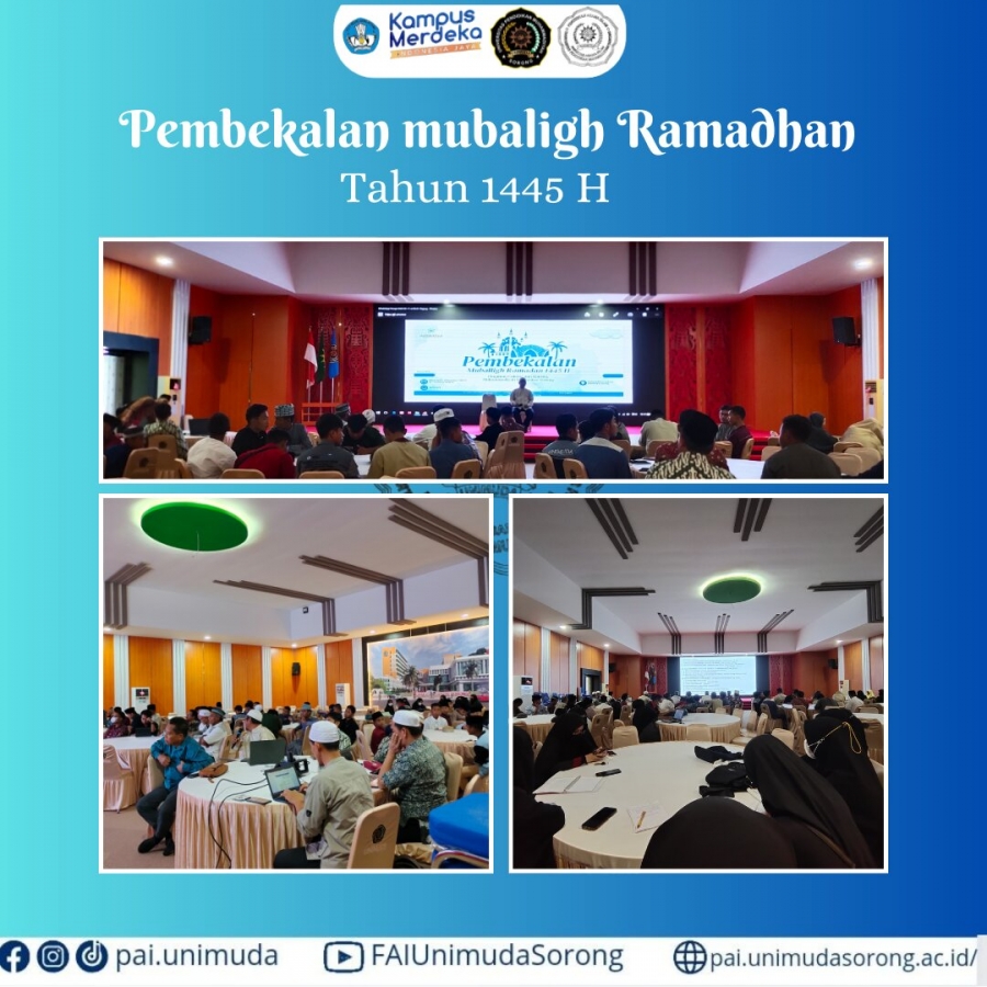 Pembekalan Mubaligh Ramadhan tahun 1445 H/ 2024 M