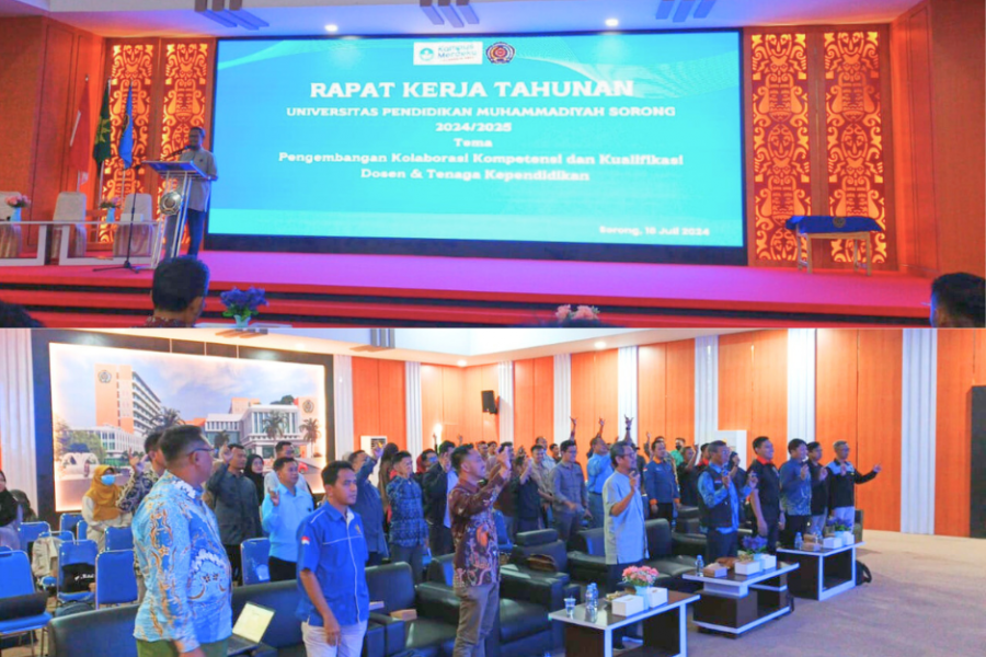 Rapat Kerja Tahunan Universitas Pendidikan Muhammadiyah Sorong Tahun 2024/2025