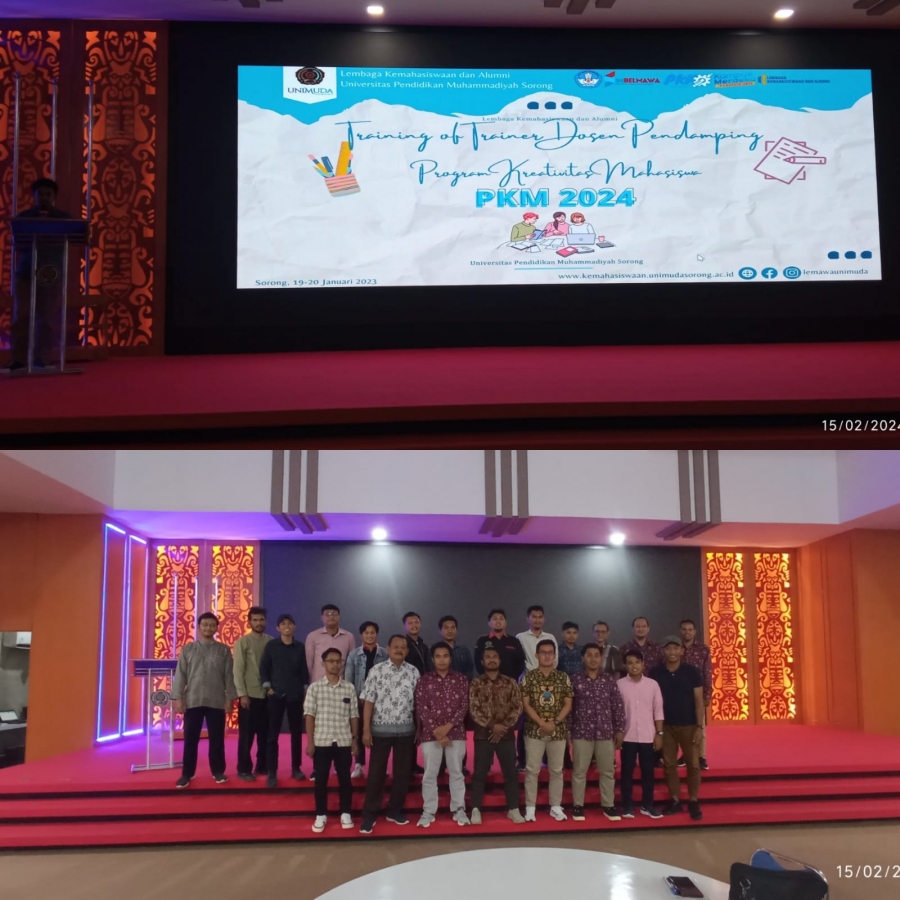 Training Of Trainer Dosen Pendamping PKM 2024